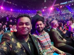 AR Rahman and son Ameen Grammys 2022 in Las Vegas; interact with superstars BTS