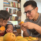 Aamir Khan and son Azad welcome summer season by binge-eating mangoes, see photo