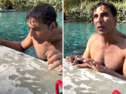 Akshay Kumar saves a dragonfly while swimming in the pool; Twinkle Khanna praises him