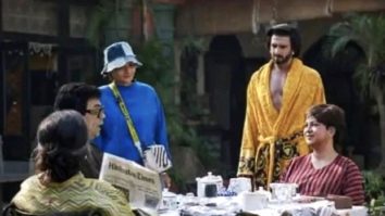 Alia Bhatt, Ranveer Singh, and Karan Johar snapped on the set of Rocky Aur Rani Ki Prem Kahani