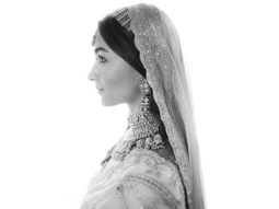Alia Bhatt oozes royalty in black and white photo from her wedding with Ranbir Kapoor; dons traditional heavy statement necklace and maathapatti