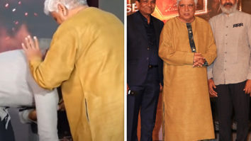 At RRR success bash, SS Rajamouli touches Javed Akhtar’s feet; latter says, “You have given 20th century a new pair of Jai-Veeru”