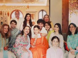 Aww! Ranbir Kapoor holding Alia Bhatt in this post wedding family pic is all kinds romantic