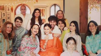Aww! Ranbir Kapoor holding Alia Bhatt in this post wedding family pic is all kinds romantic