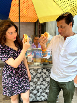 On the Sets of the movie Babli Bouncer