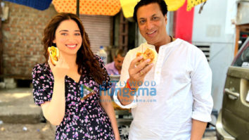 On the Sets of the movie Babli Bouncer
