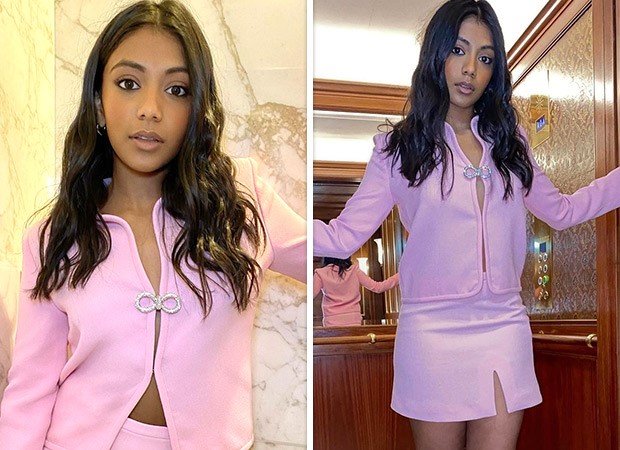 Bridgerton 2 star Charithra Chandran looks scintillating in pink bow-detail top and skirt worth Rs. 1.4 lakh