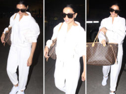 Deepika Padukone opts for monotone sweatsuit but we want to add her Rs. 2.25 lakh Louis Vuitton monogram tote in our collection