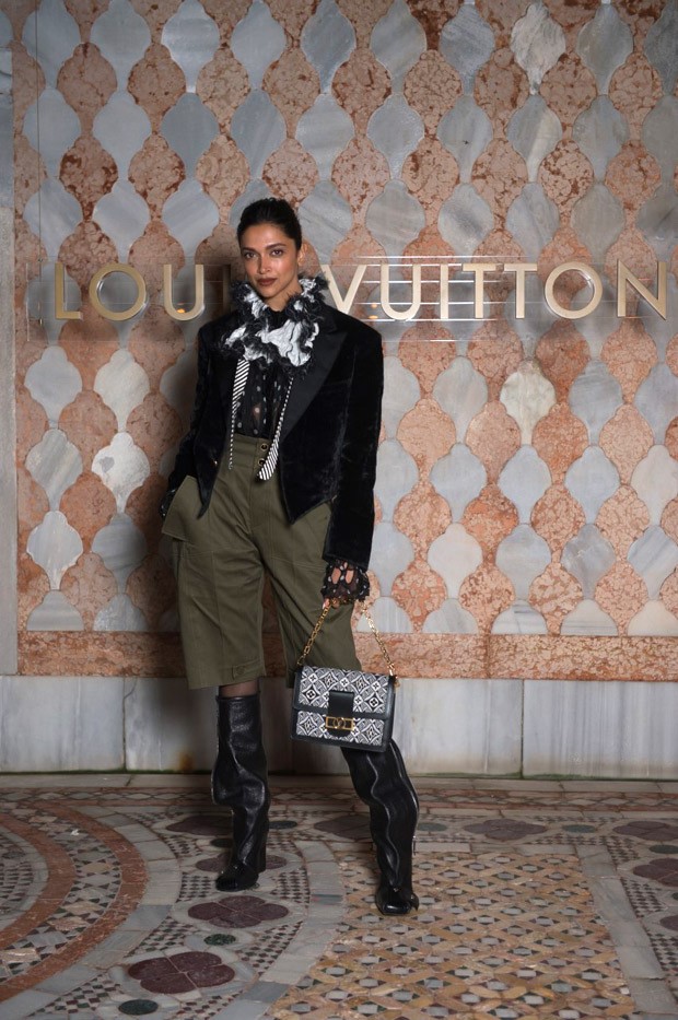 Deepika Padukone radiates Victoria-era vibes with her outfit as she attends Gala dinner hosted by Louis Vuitton in Venice