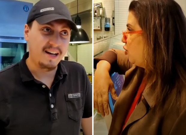 Farah Khan requests complimentary nachos with her meal; Karan Johar mocks her in hilarious video Farah Khan requests complimentary nachos with her meal; Karan Johar mocks her in hilarious video