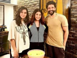 Farhan Akhtar and Shibani Dandekar get their hands cast in wax, see photos