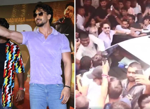 Heropanti 2 Tiger Shroff gets mobbed by a sea of fans outside Gaiety Galaxy