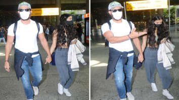 Hrithik Roshan and Saba Azad make their relationship official as they walk hand in hand at the airport