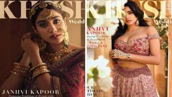 Janhvi Kapoor radiates modern bride vibes in resplendent Tarun Tahliani lehenga worth 1.3 lakh on the cover of Khush magazine