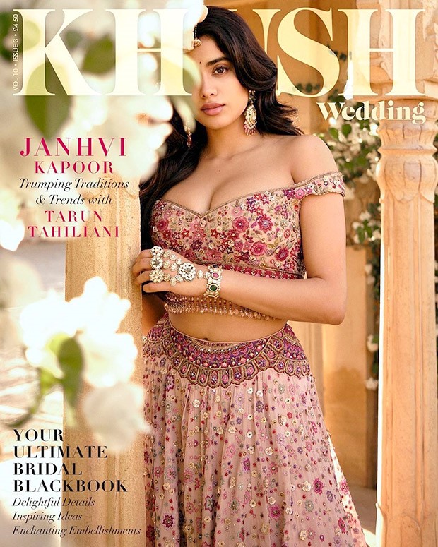 Janhvi Kapoor radiates modern bride vibes in resplendent Tarun Tahliani lehenga worth 1.3 lakh on the cover of Khush magazine