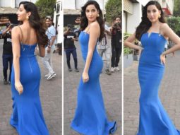 Nora Fatehi makes a stunning statement in mermaid V-neck gown worth Rs. 68,484 for Dance Deewane Juniors