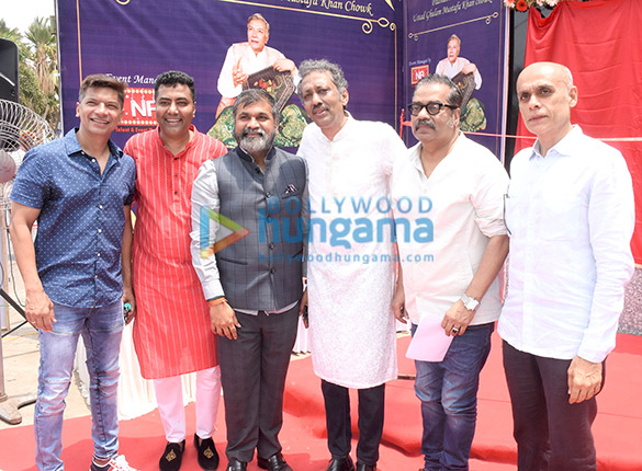 photos aaditya thackeray sonu nigam hariharan shaan and others snapped at ustad ghulam mustafa khan chowk at carter road bandra 5