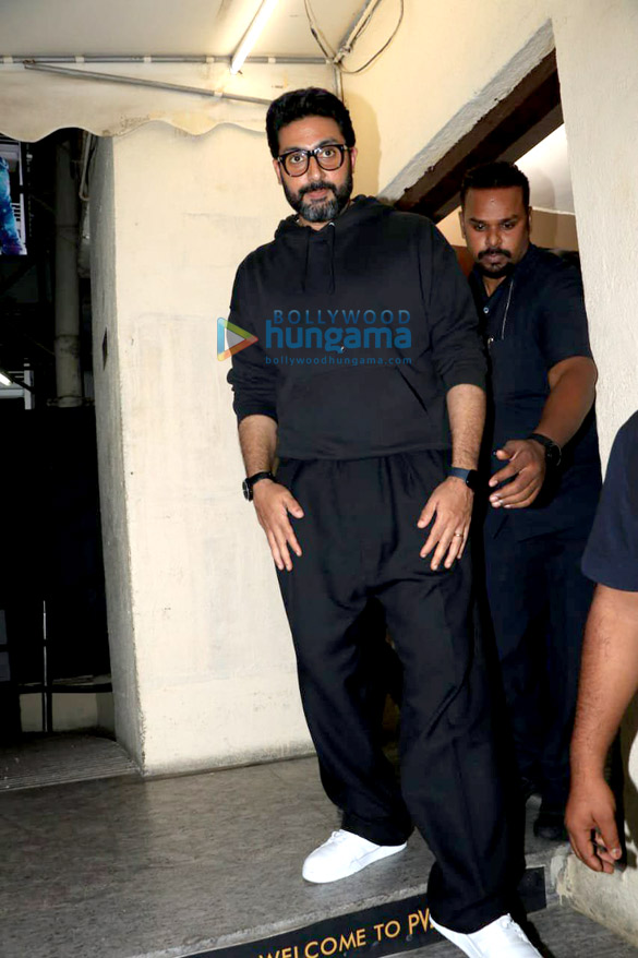 Photos: Abhishek Bachchan, Yami Gautam Dhar, Nimrat Kaur and others snapped at Juhu PVR for Dasvi