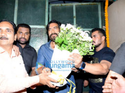 Photos: Ajay Devgn snapped at his residence celebrating his 53rd birthday