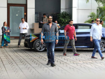 Photos: Ajay Devgn snapped at the airport departing to promote his film Runway 34 in Delhi