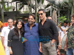 Photos: Akshay Kumar and Rohit Shetty snapped at the inauguration of Ganesh Acharya’s Dance Studio in Andheri