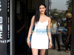 Photos: Amyra Dastur snapped at Bastian in Bandra