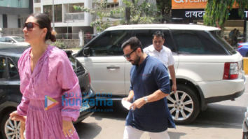 Photos: Kareena Kapoor Khan and Saif Ali Khan spotted with son Taimur Ali Khan at Foodhall in Bandra