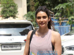 Photos: Karishma Tanna spotted outside a gym in Bandra