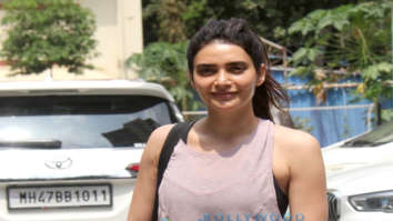 Photos: Karishma Tanna spotted outside a gym in Bandra