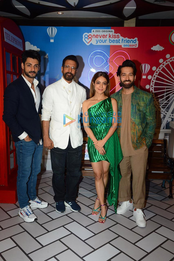 photos nakuul mehta anya singh karan wahi jaaved jaaferi and others at the trailer launch event of never kiss your best friend 6