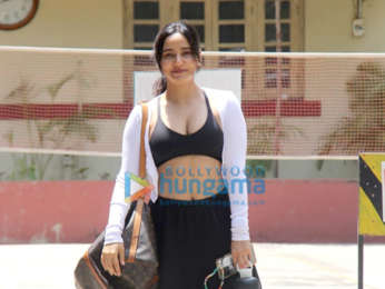 Photos: Neha Sharma spotted outside a gym in Bandra
