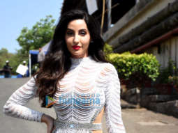 Photos: Nora Fatehi, Karan Kundrra and Neetu Singh snapped on the sets of Dance Deewane Junior