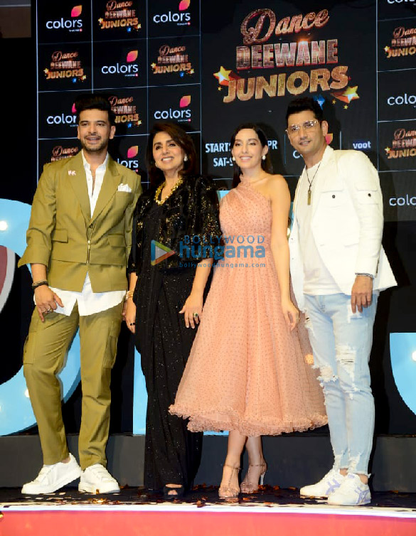 photos nora fatehi and karan kundra snapped at the launch of dance deewane junior 1 2
