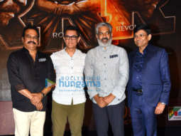 Photos: Ram Charan, Jr. NTR, SS Rajamouli and others snapped at the success bash of their film RRR