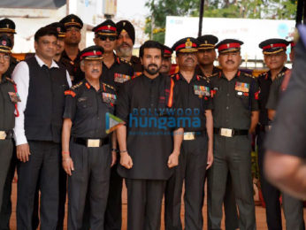 Photos: Ram Charan attends the wreath-laying ceremony as part of Azadi ka Amrit Mahostav to commemorate 75 years of independence
