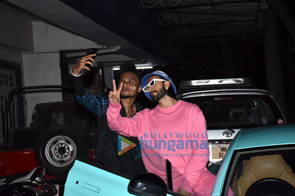 photos ranveer singh snapped at a dubbing studio in bandra 6 2