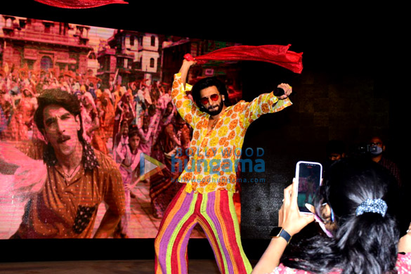 photos ranveer singh snapped at the launch of the track firecracker from the film jayeshbhai jordaar 4