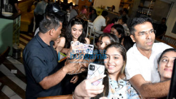 Photos: Rashmika Mandanna snapped at Farmers’ Cafe in Bandra