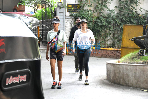 photos rhea chakraborty and shibani dandekar spotted during morning walk in bandra 1