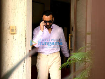 Photos: Saif Ali Khan snapped sporting a suave look in Bandra