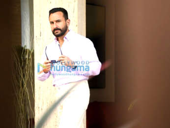 Photos: Saif Ali Khan snapped sporting a suave look in Bandra