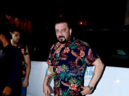 Photos: Sanjay Dutt and Huma Qureshi snapped at Bastian in Worli