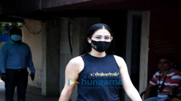 Photos: Sara Ali Khan spotted outside a pilates studio