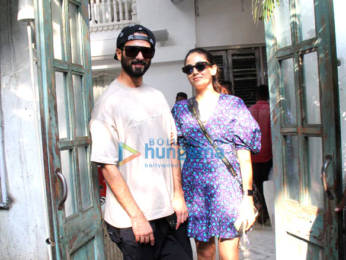 Photos: Shahid Kapoor and Mira Kapoor spotted at Joshi house in Bandra