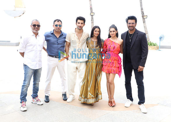 photos sharad kelkar bhumika chawla neeraj pandey siddhant gupta vedika pinto and shashank shah spotted during the promotions of operation romeo 1