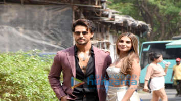 Photos: Tiger Shroff, Tara Sutaria and Nawazuddin Siddiqui snapped on the sets of The Kapil Sharma Show promoting their film Heropanti 2