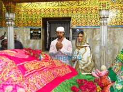 Photos: Tiger Shroff and Tara Sutaria snapped at Mahim Dargah ahead of the release of Heropanti 2