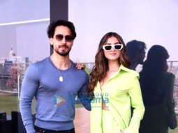 Photos: Tiger Shroff and Tara Sutaria snapped during the promotions of Heropanti 2
