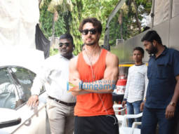 Photos: Amidst Heropanti 2 promotions, Tiger Shroff spotted at Filmistan Studios