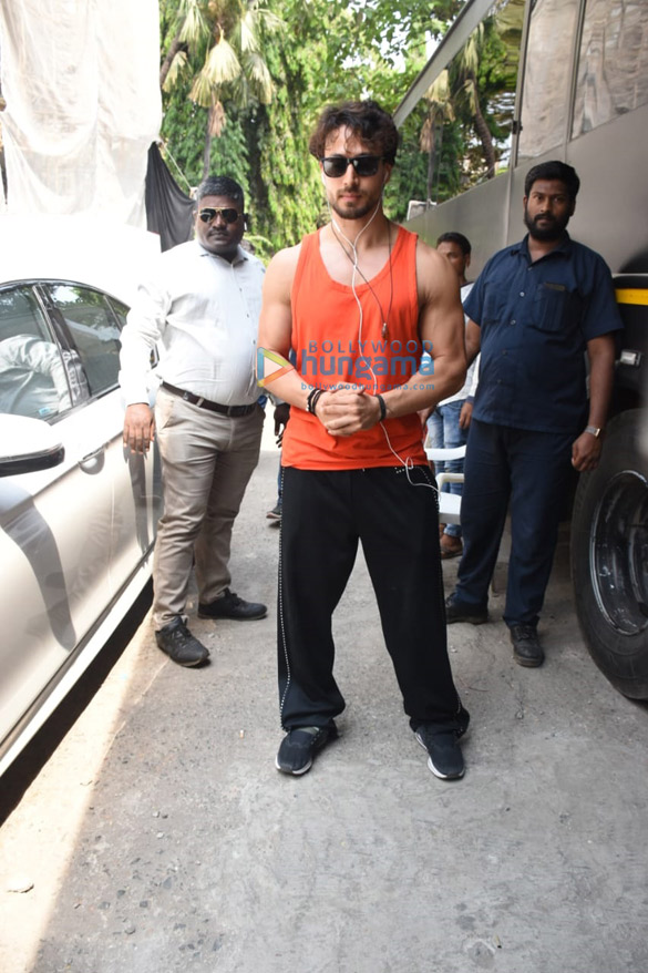 photos tiger shroff spotted at filmistan studio 4